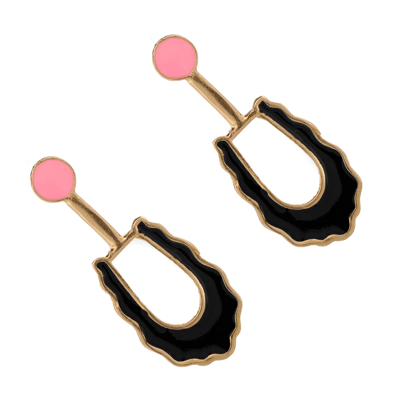 Vibrant Bohemian Enamel Earrings