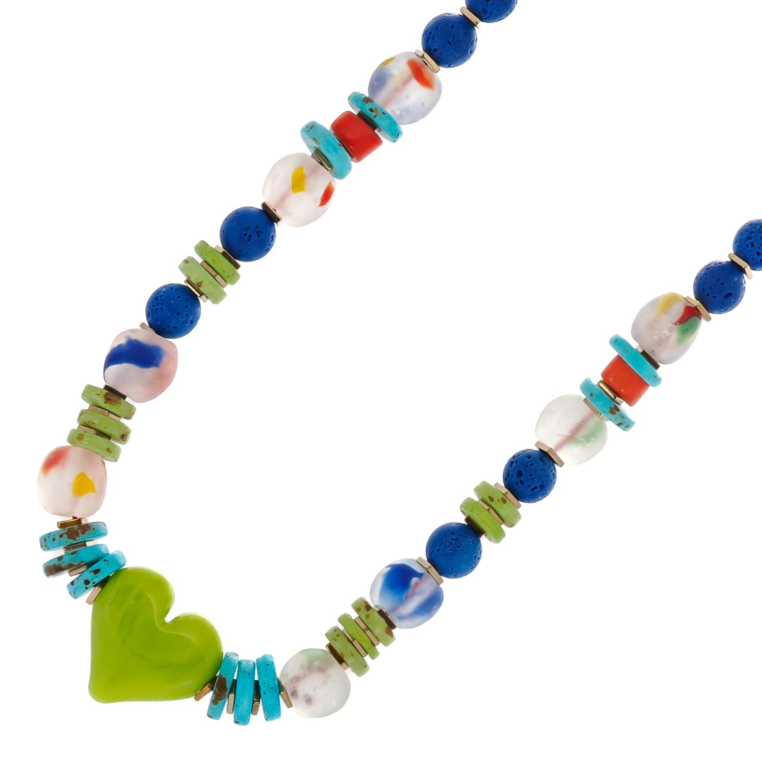 Splash of Boho Style: Colorful Life Beaded Necklace