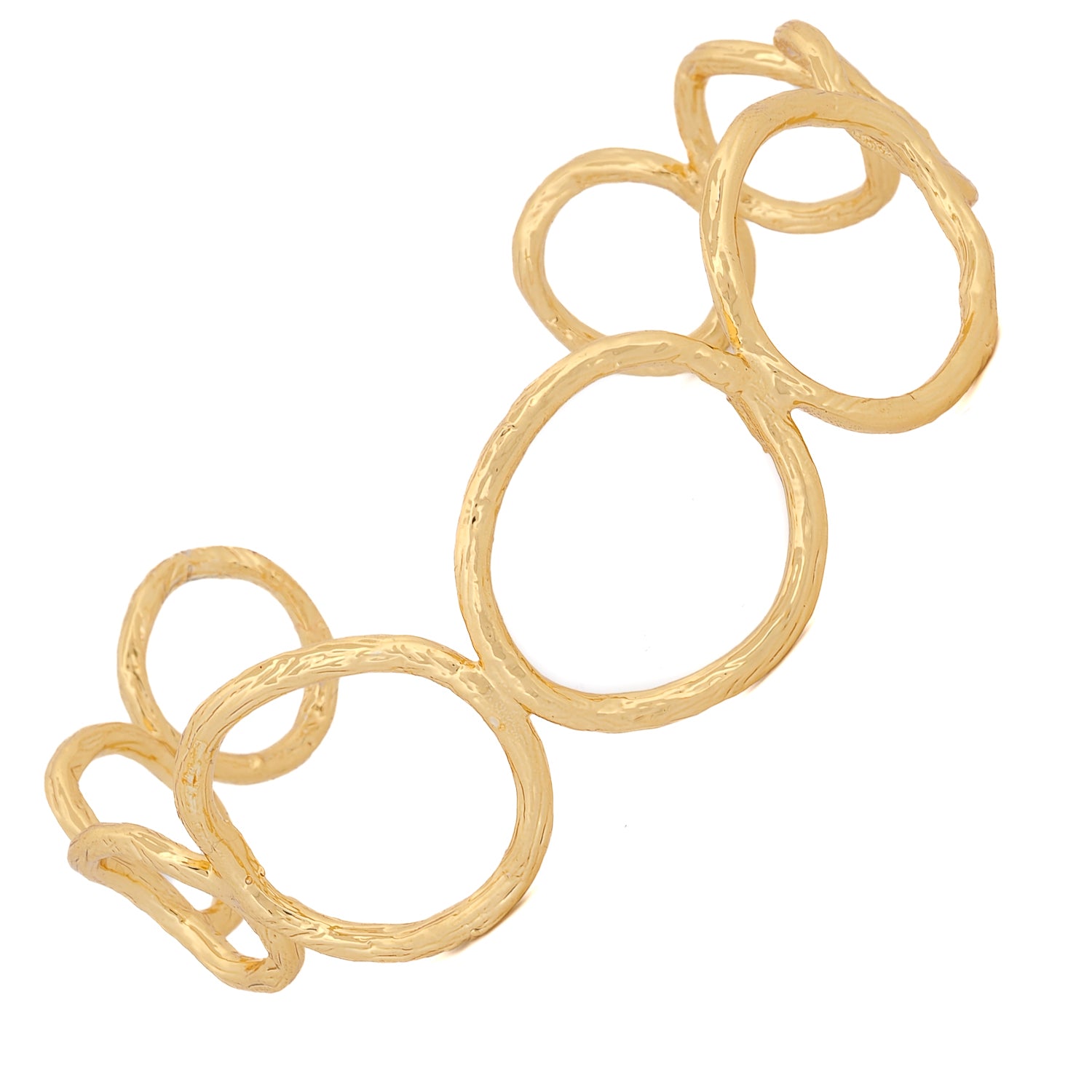 Unique Brass Cuff with Cleopatra Design