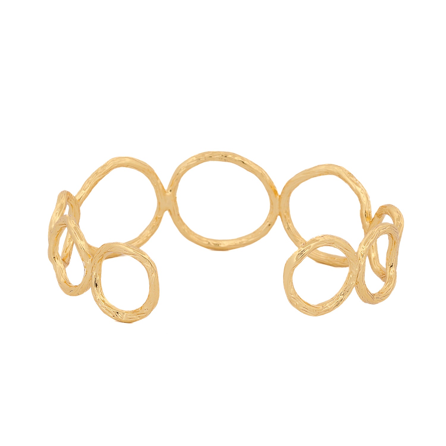 Fashionable Adjustable Gold Cuff Bracelet