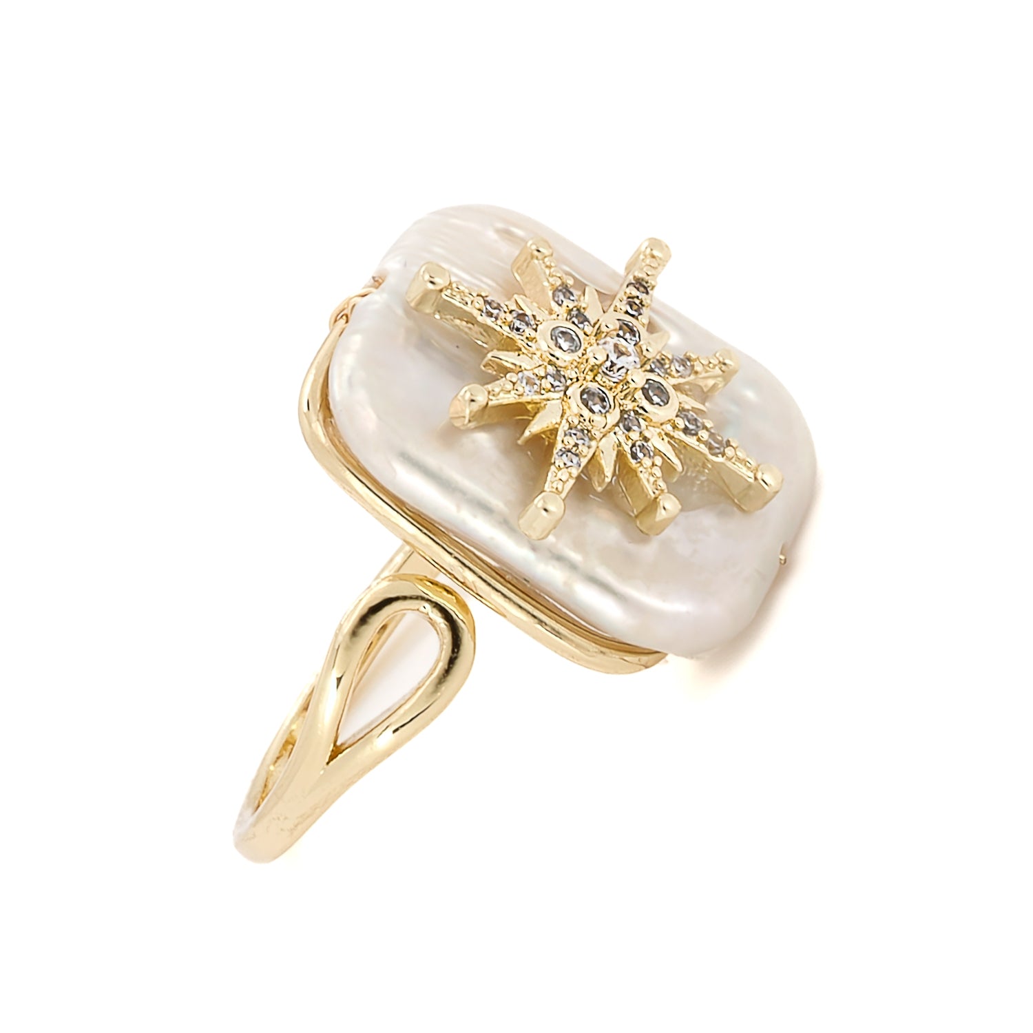 Cleopatra Guidance Star Pearl Ring - A symbol of elegance and wisdom.