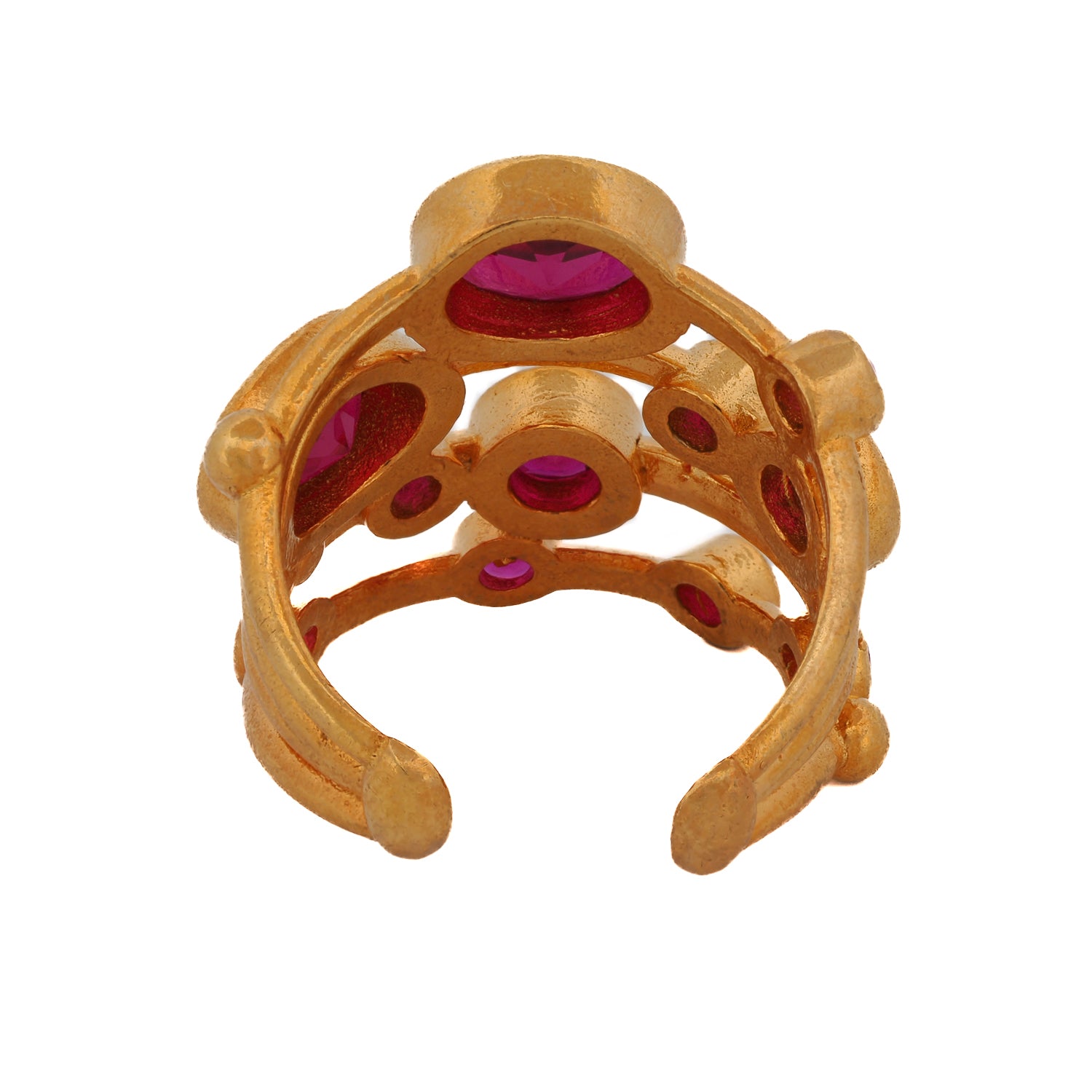 Red Ruby Gold Ring