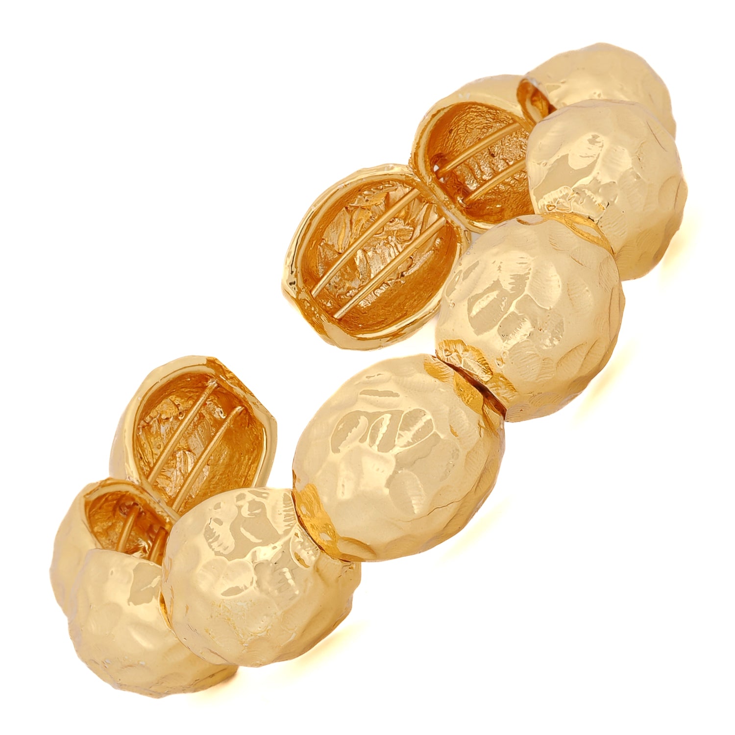 Adjustable Majestic Golden Cuff Bracelet