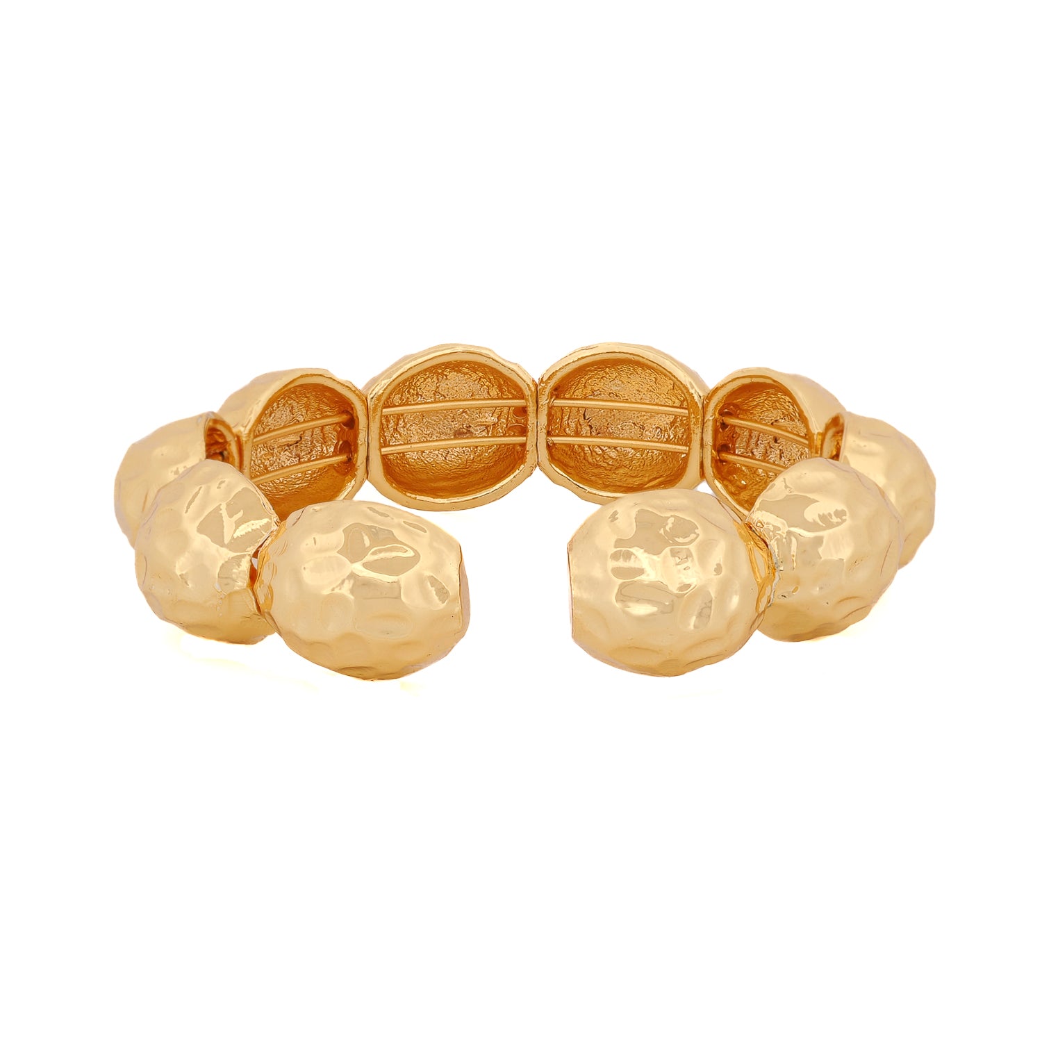 Handcrafted Gold Cuff Bracelet with Luxurious Finish
