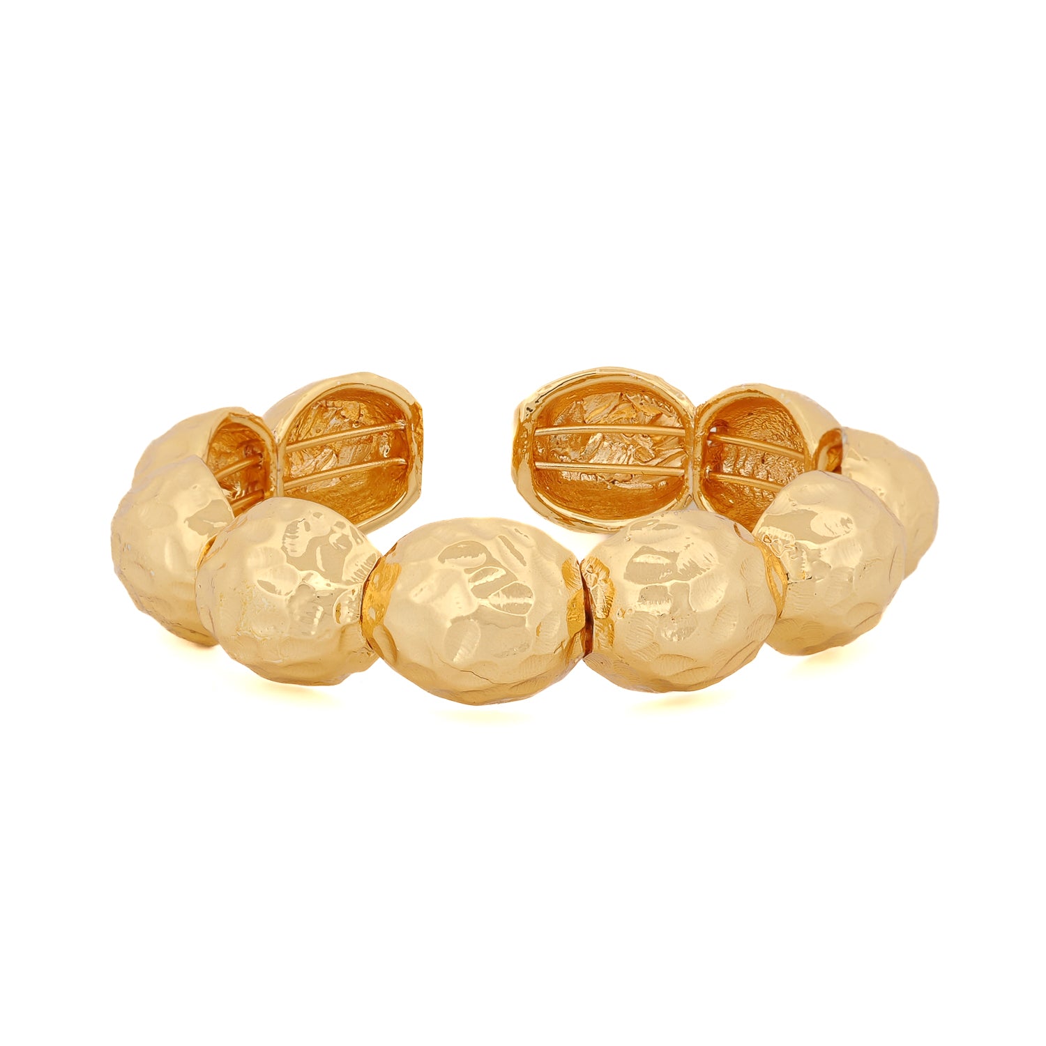 Adjustable Gold Cuff Bracelet with Timeless Design