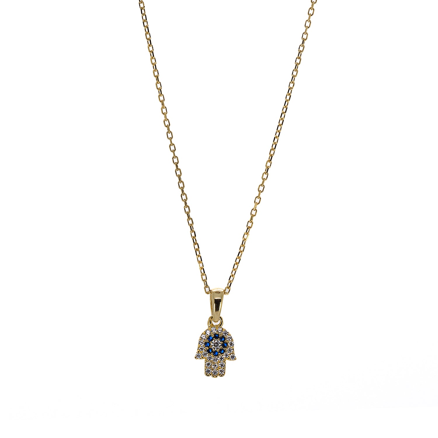 Mini Hamsa Hand Necklace - A Thoughtful Gift Choice or a Stylish Accessory.