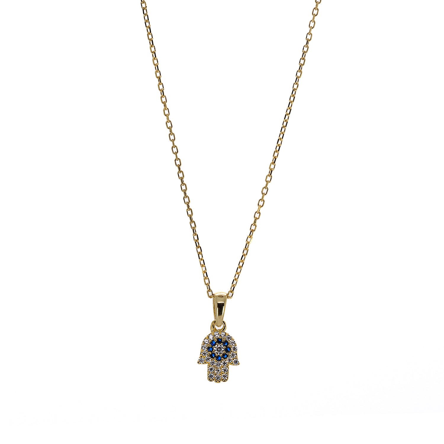 Mini Hamsa Hand Necklace - A Thoughtful Gift Choice or a Stylish Accessory.
