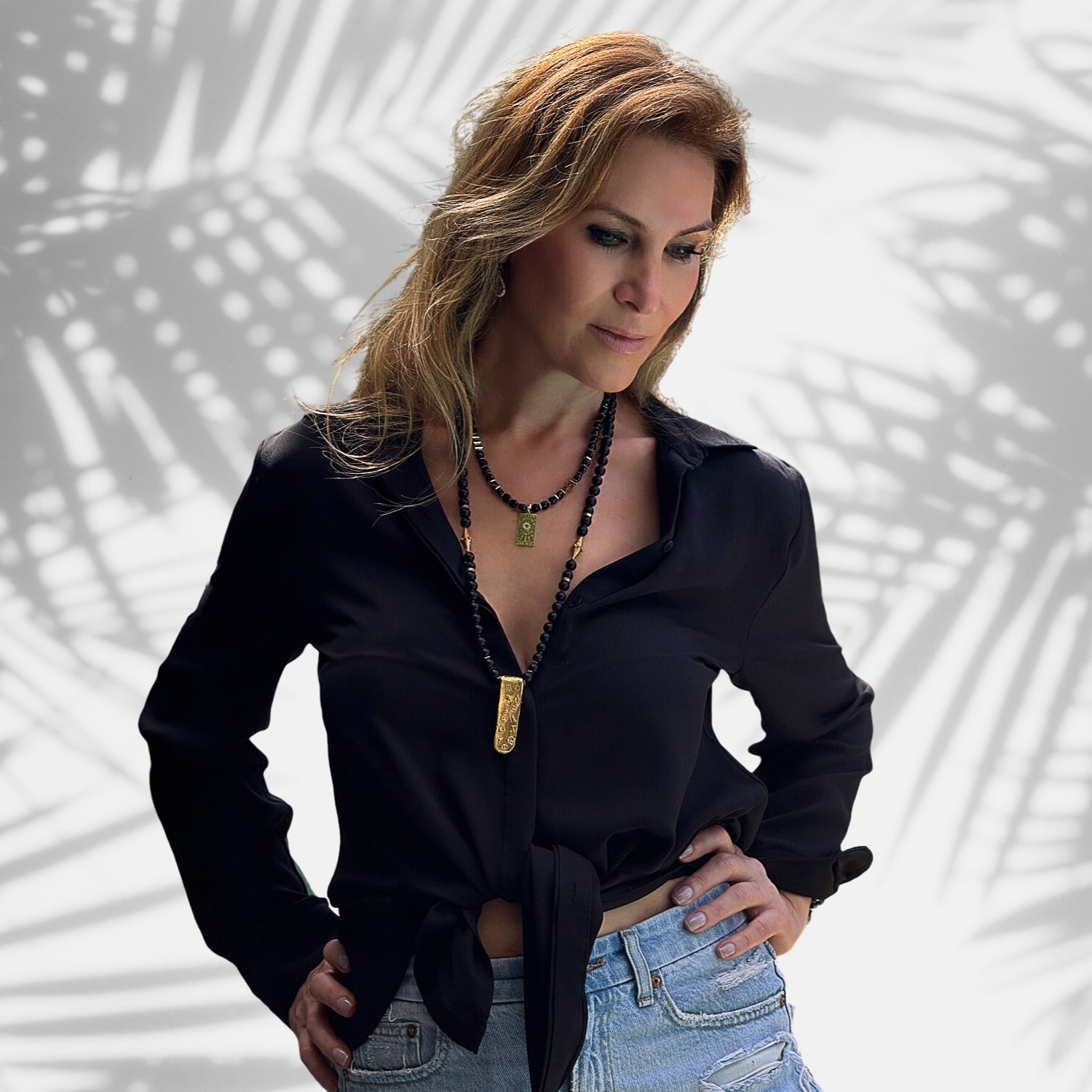 Handcrafted Necklace with Sterling Silver Sun Pendant