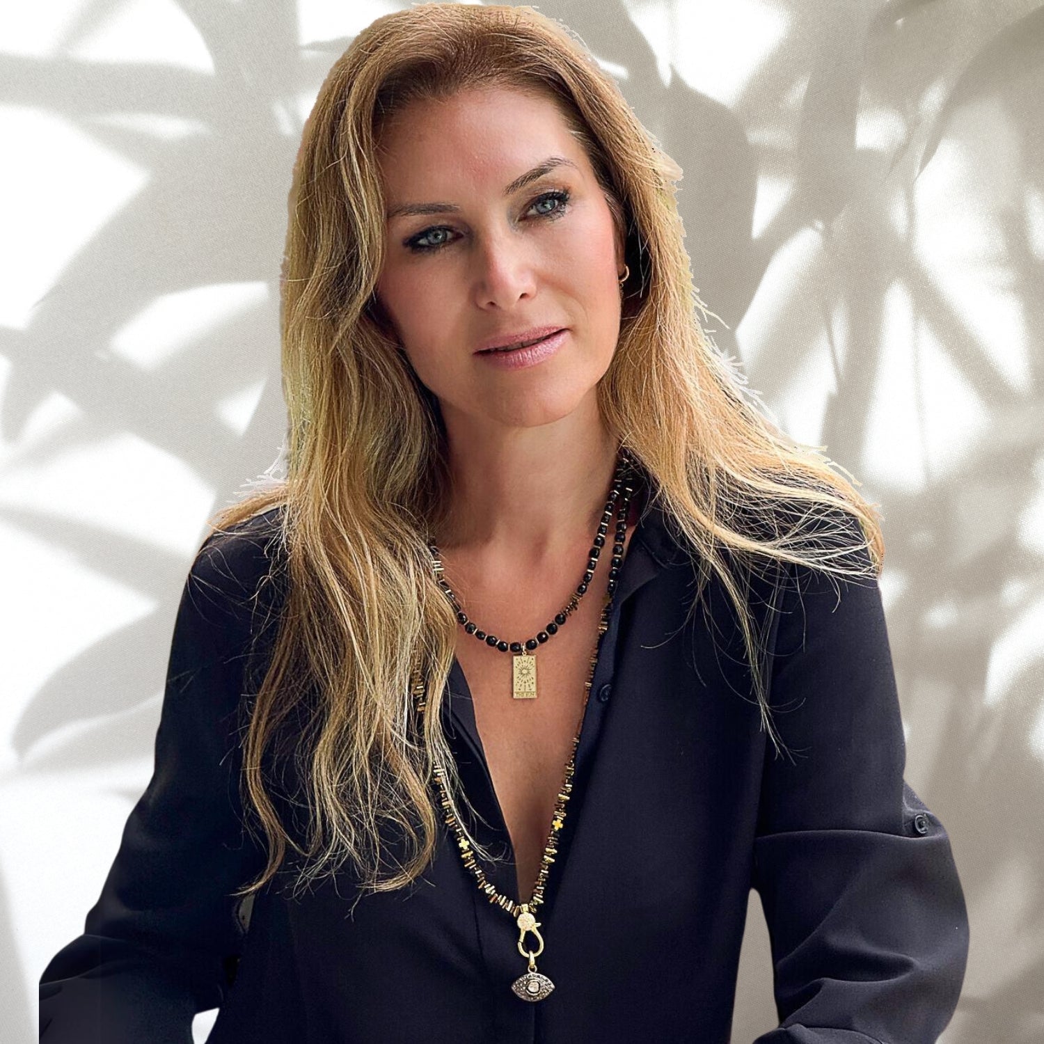 Tarot Sun Pendant on a Symbolic 18K Gold Plated Necklace