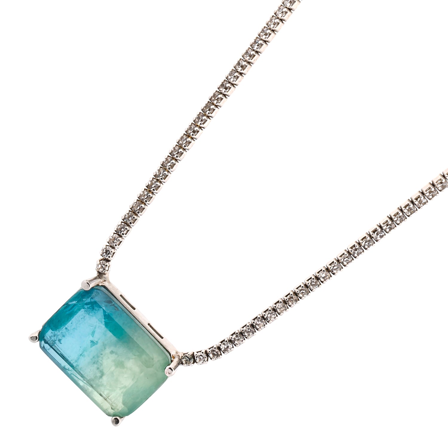 Sparkling Paraiba Tourmaline Necklace