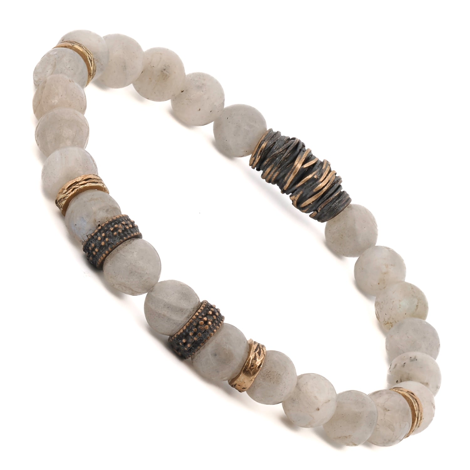 Harmony Within: Labradorite Beaded Bracelet for Balance and Strength