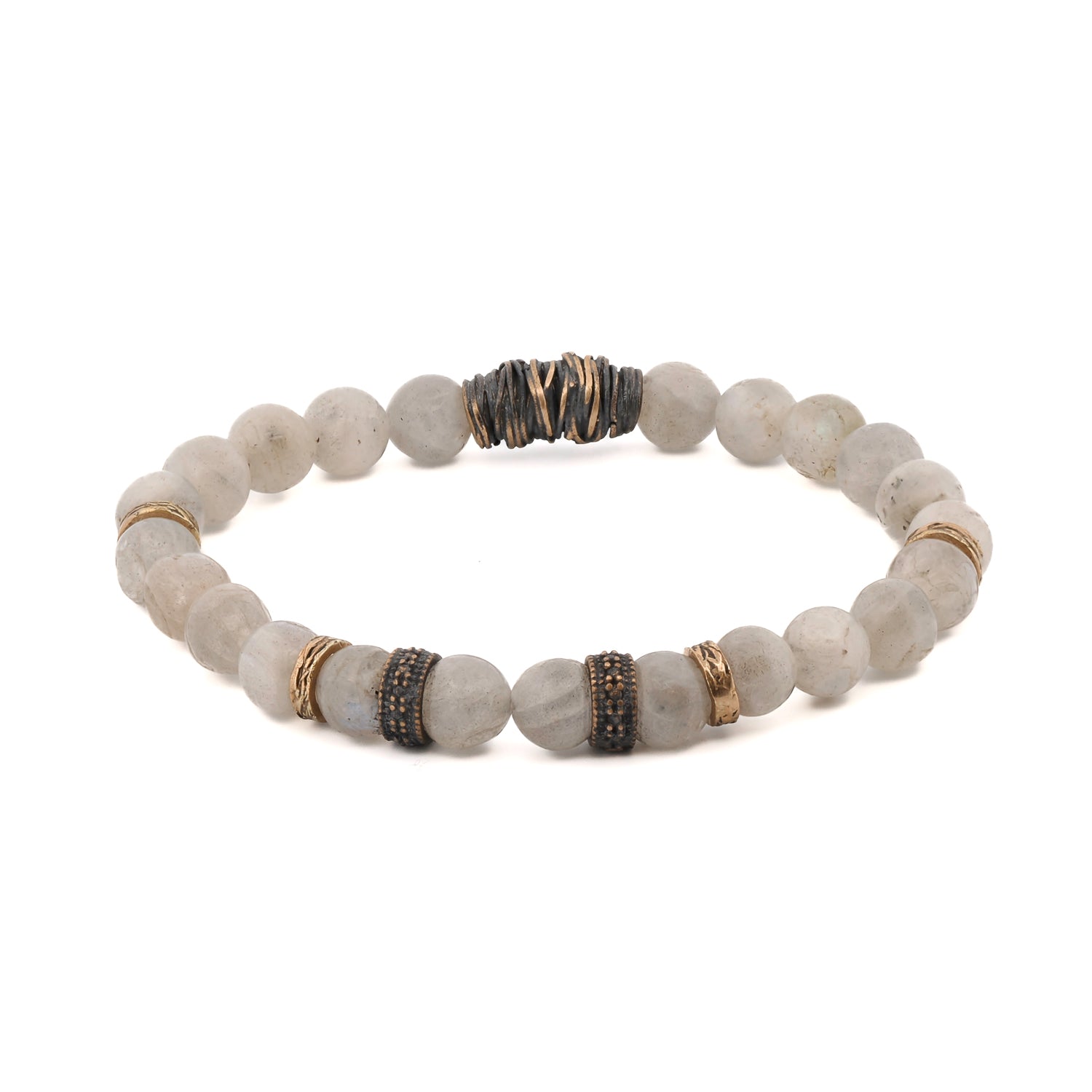 Tranquil Strength: Labradorite Beaded Bracelet for Balance