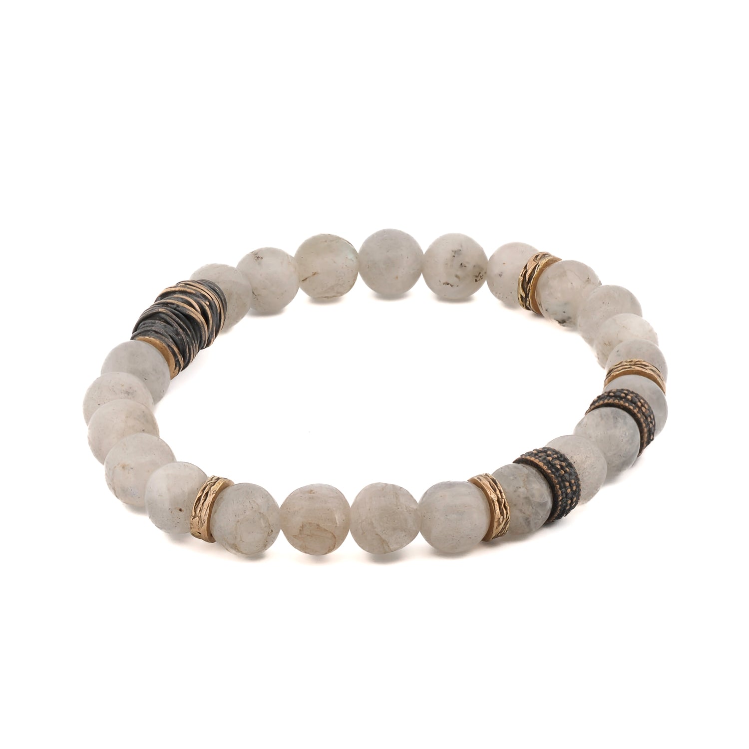 Serenity Stone: Labradorite Beaded Bracelet for Inner Balance