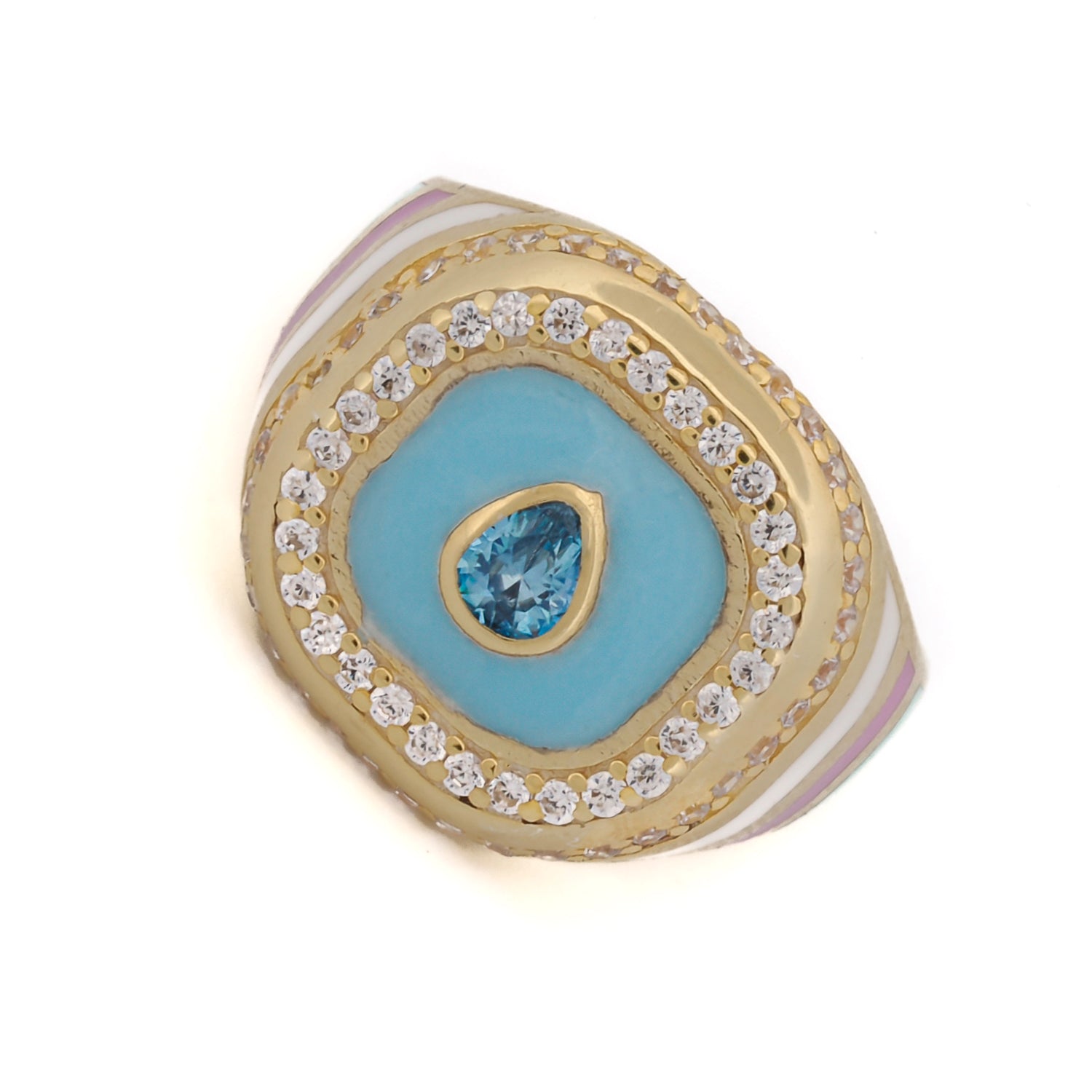 Versatile Beauty: Adjustable Size Spring Statement Ring