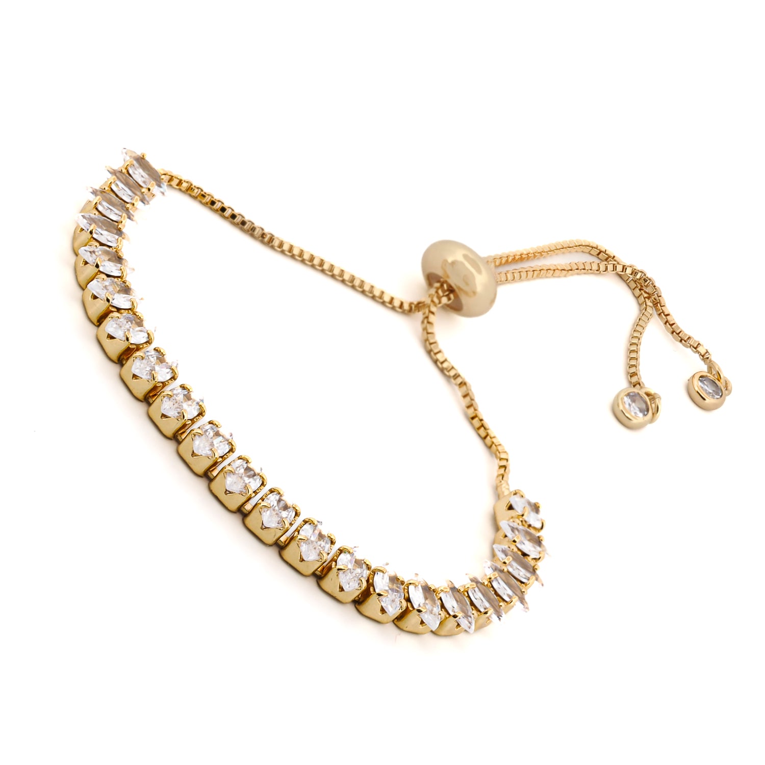 Modern Sophistication: Gold and Diamond Bracelet