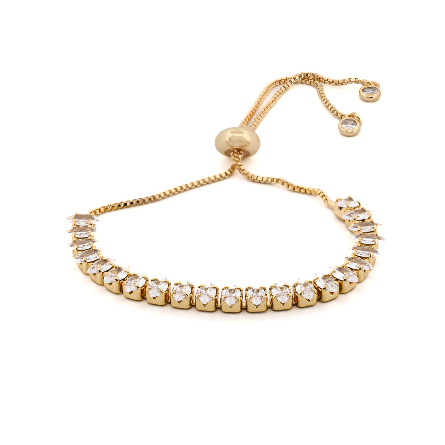 Handcrafted Luxury: Adjustable Diamond Bracelet
