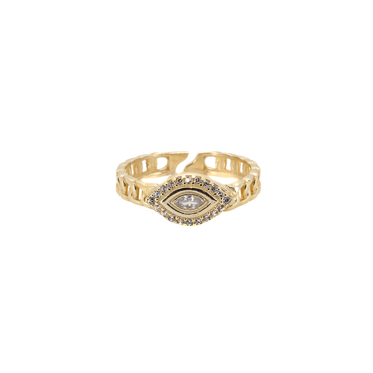 Evil Eye Symbol Ring - Luxurious Shine & Cultural Significance