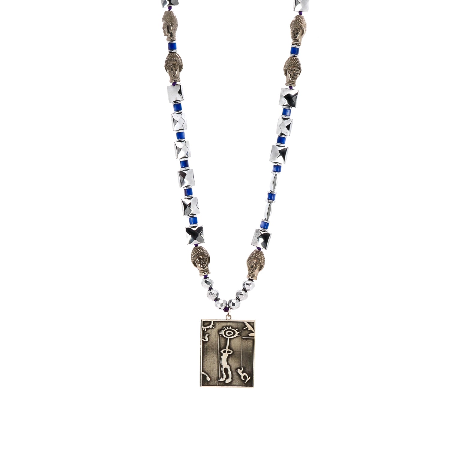 Spiritual Protection Necklace with Sterling Silver Pendant