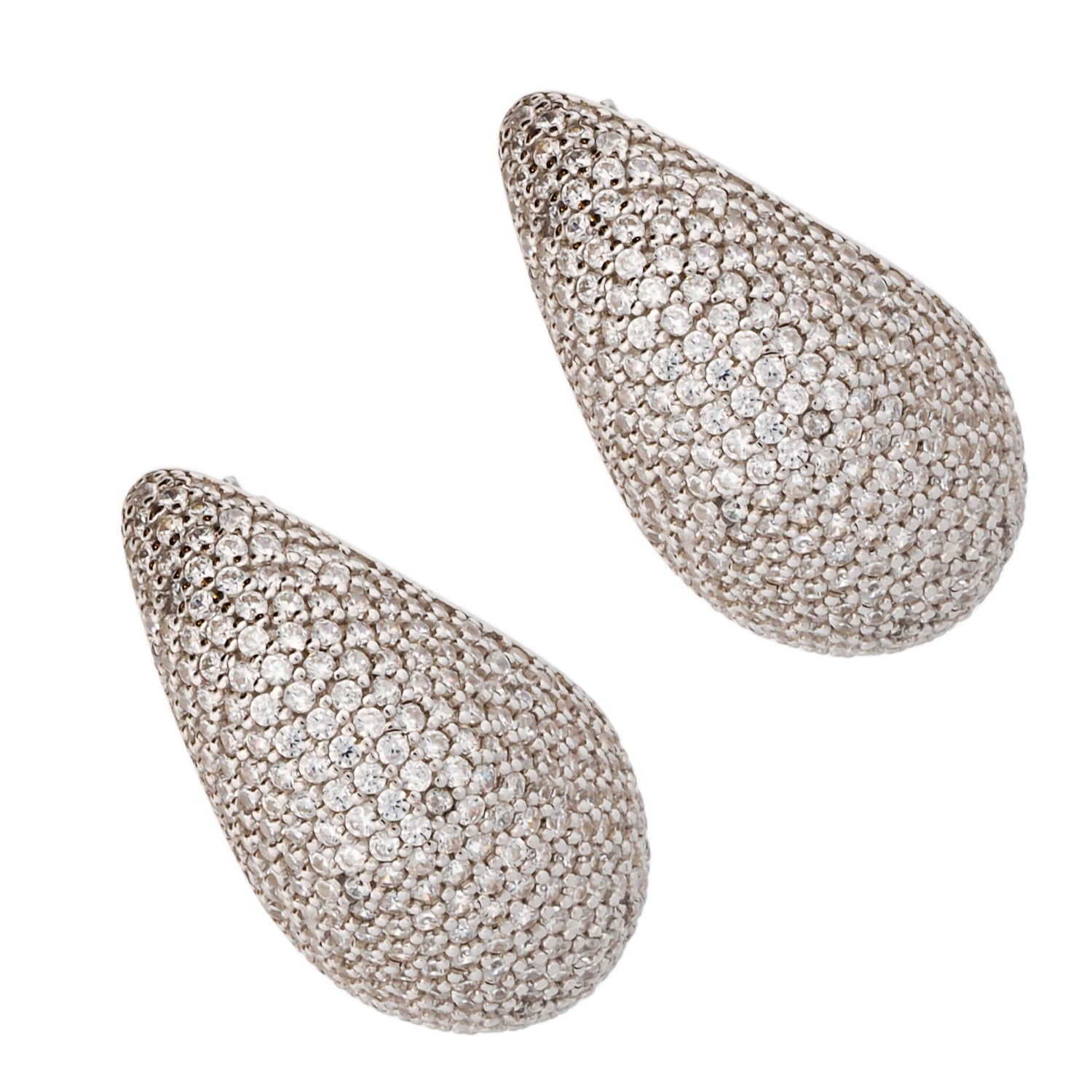 Modern Elegance: Handcrafted in the USA Diamond Drop Earrings