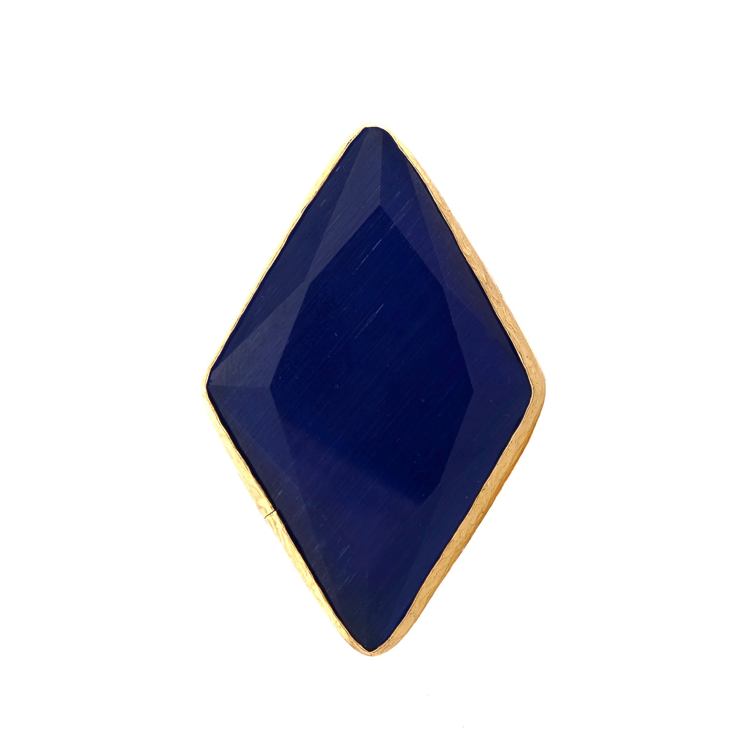 Unique Adjustable Gold Chunky Ring