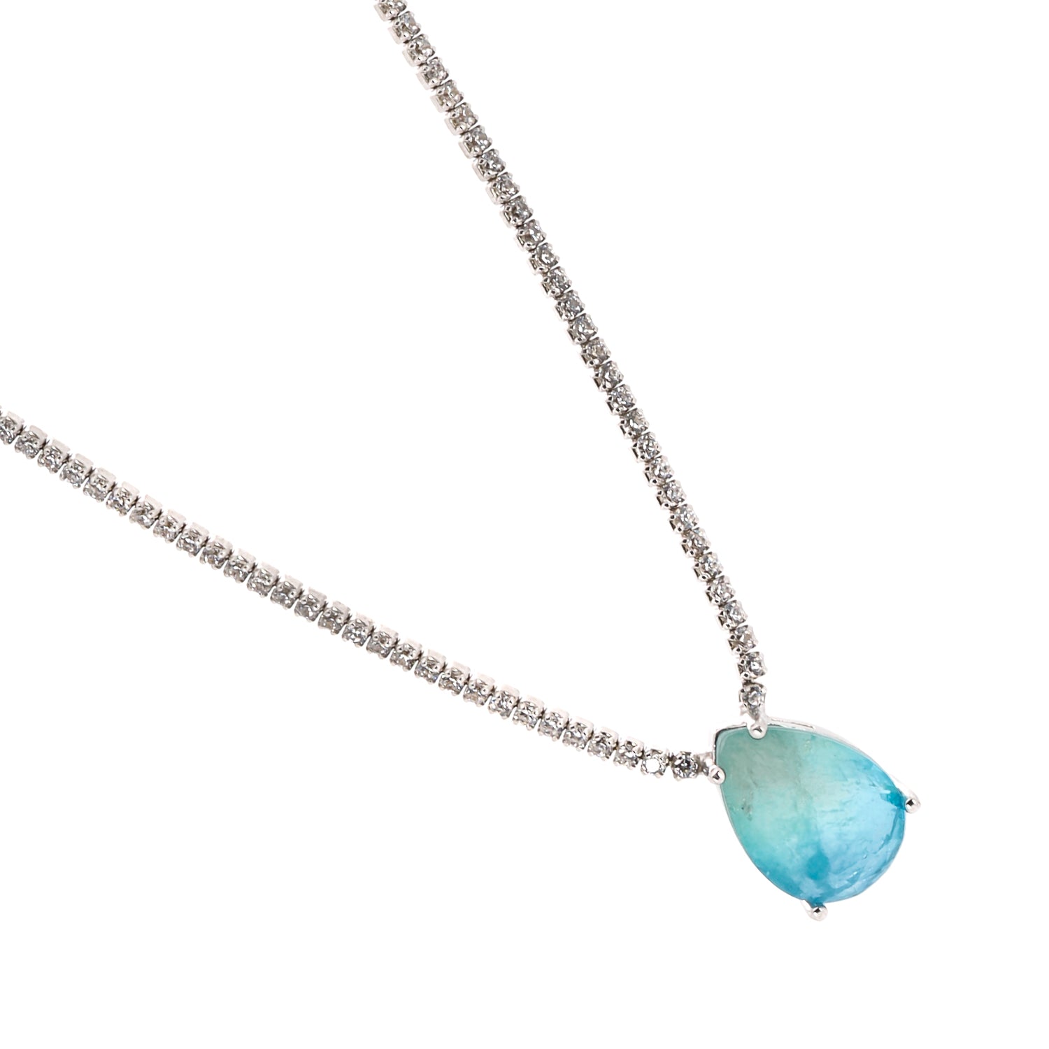 Invigorating Blue-Green Gem: Teardrop Paraiba Tourmaline Jewelry