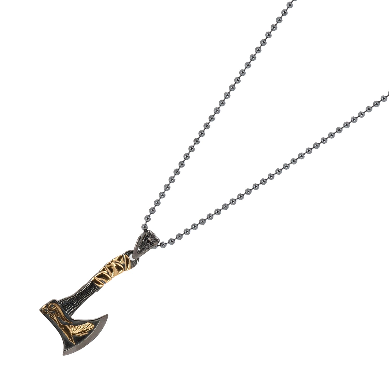 Channel Viking virtues: Necklace length 25'' with handcrafted pendant