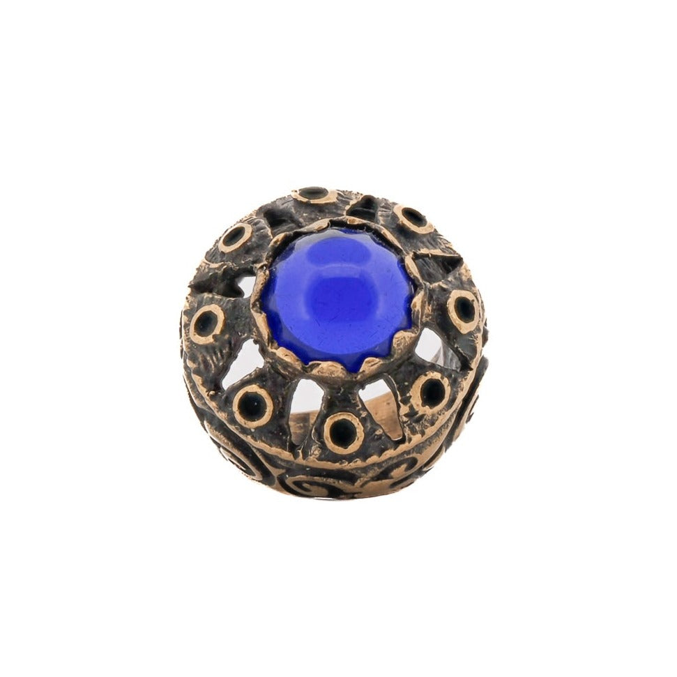 Admiration and Intrigue: Vintage Gemstone Ring
