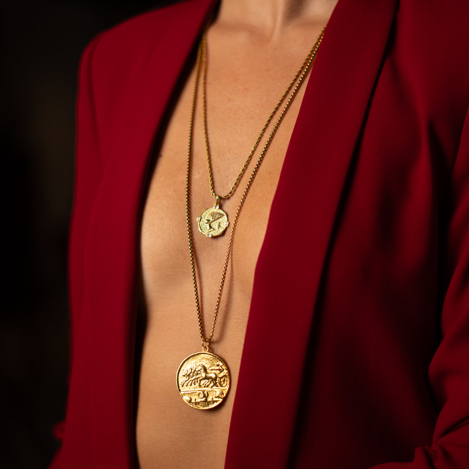 Alexander’s Victory Medallion Necklace