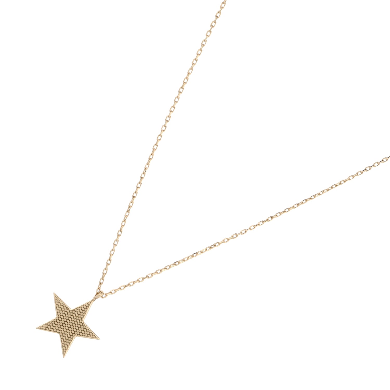 Elegant star charm necklace crafted in solid gold for everyday elegance