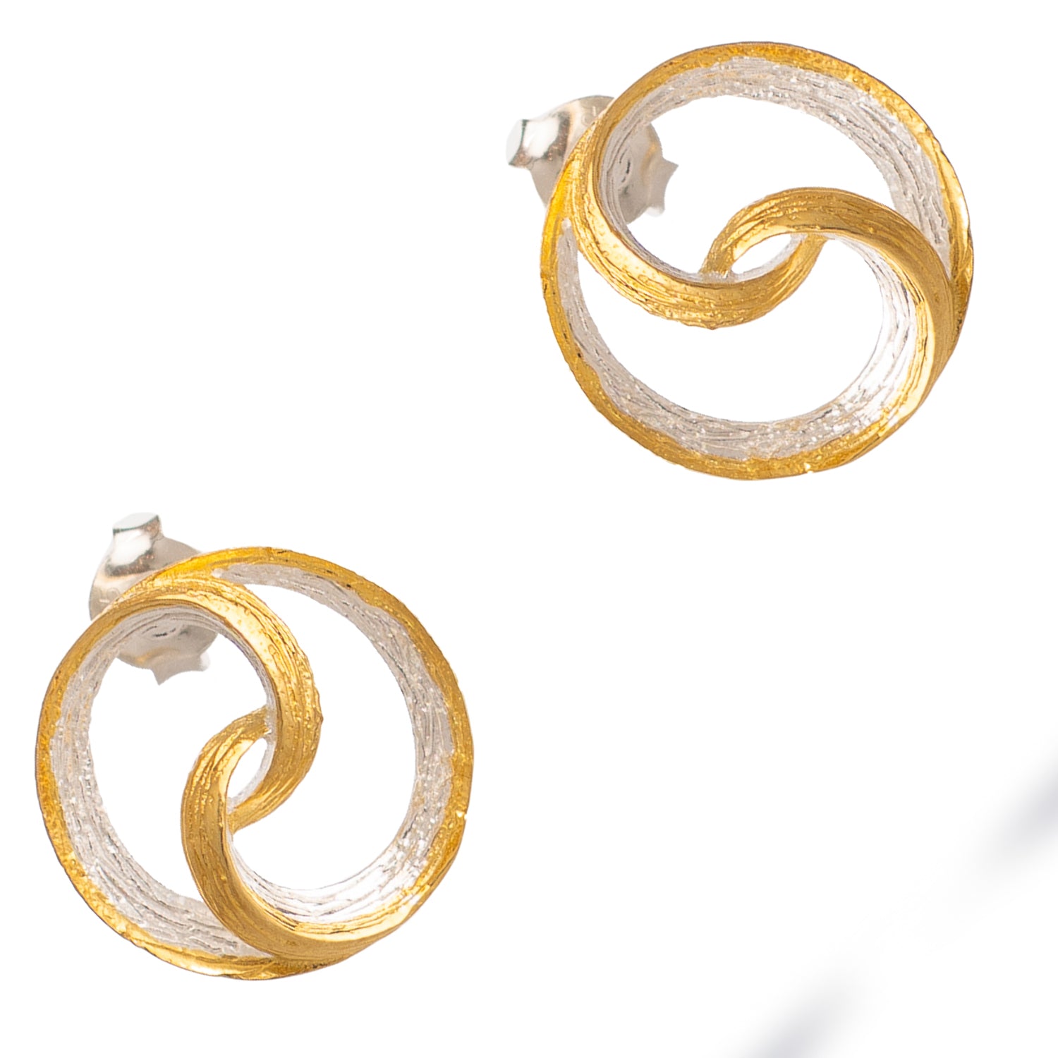 Eternal Balance Mixed Metal Earrings