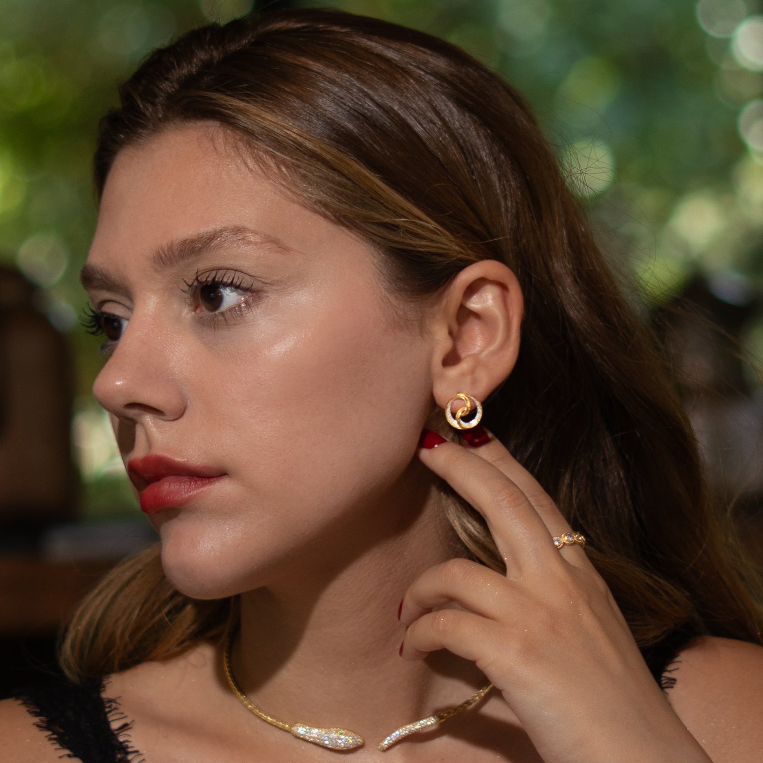 Eternal Balance Mixed Metal Earrings