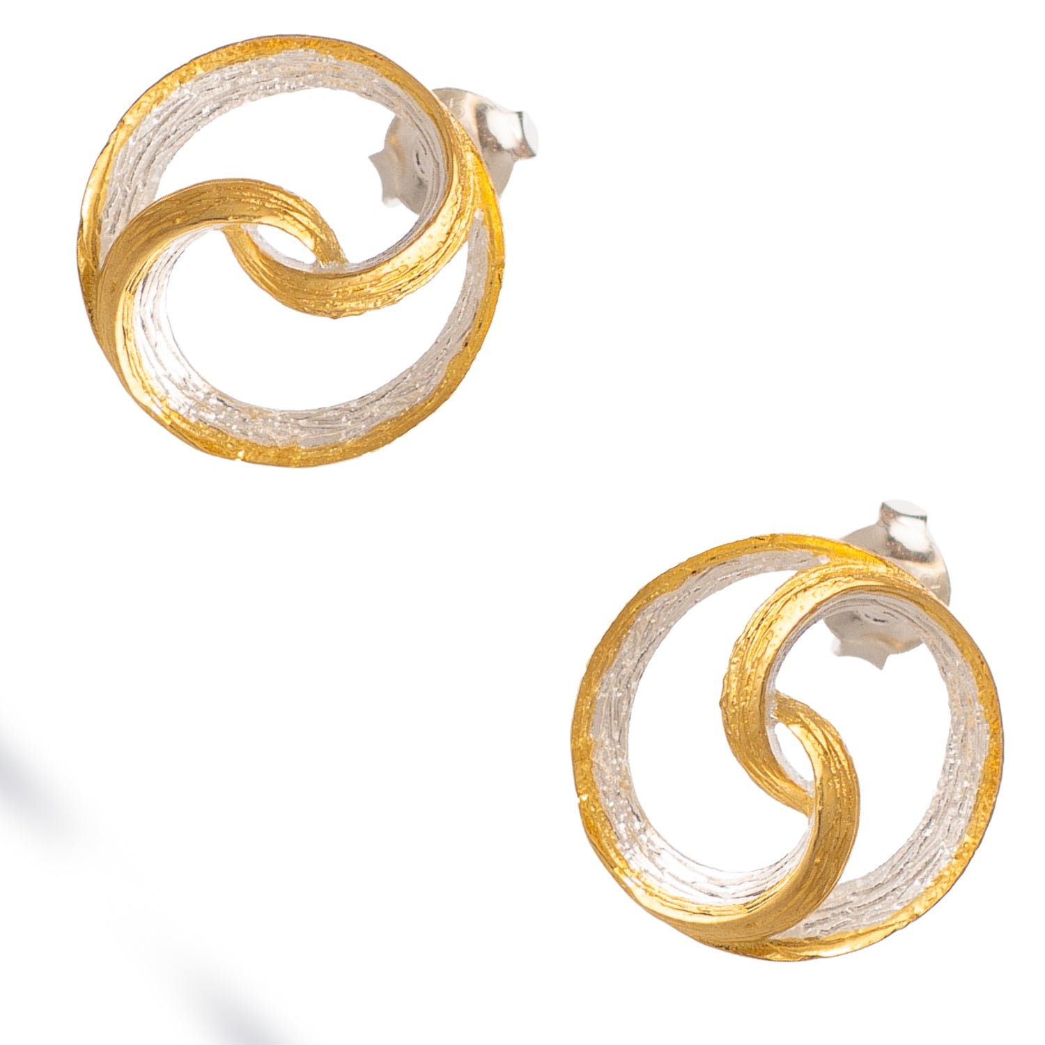 Eternal Balance Mixed Metal Earrings