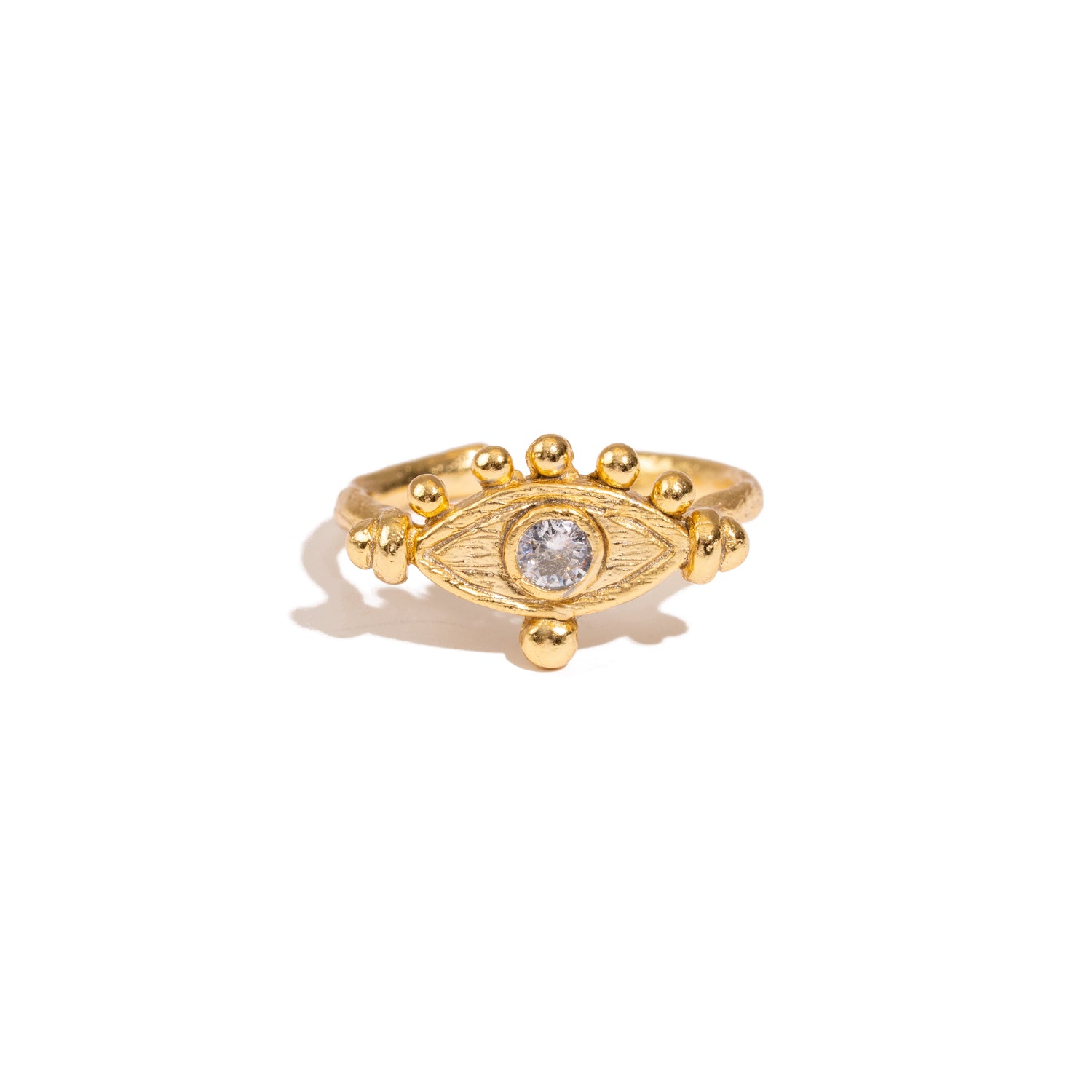 Eternal Eye Gold Adjustable Ring