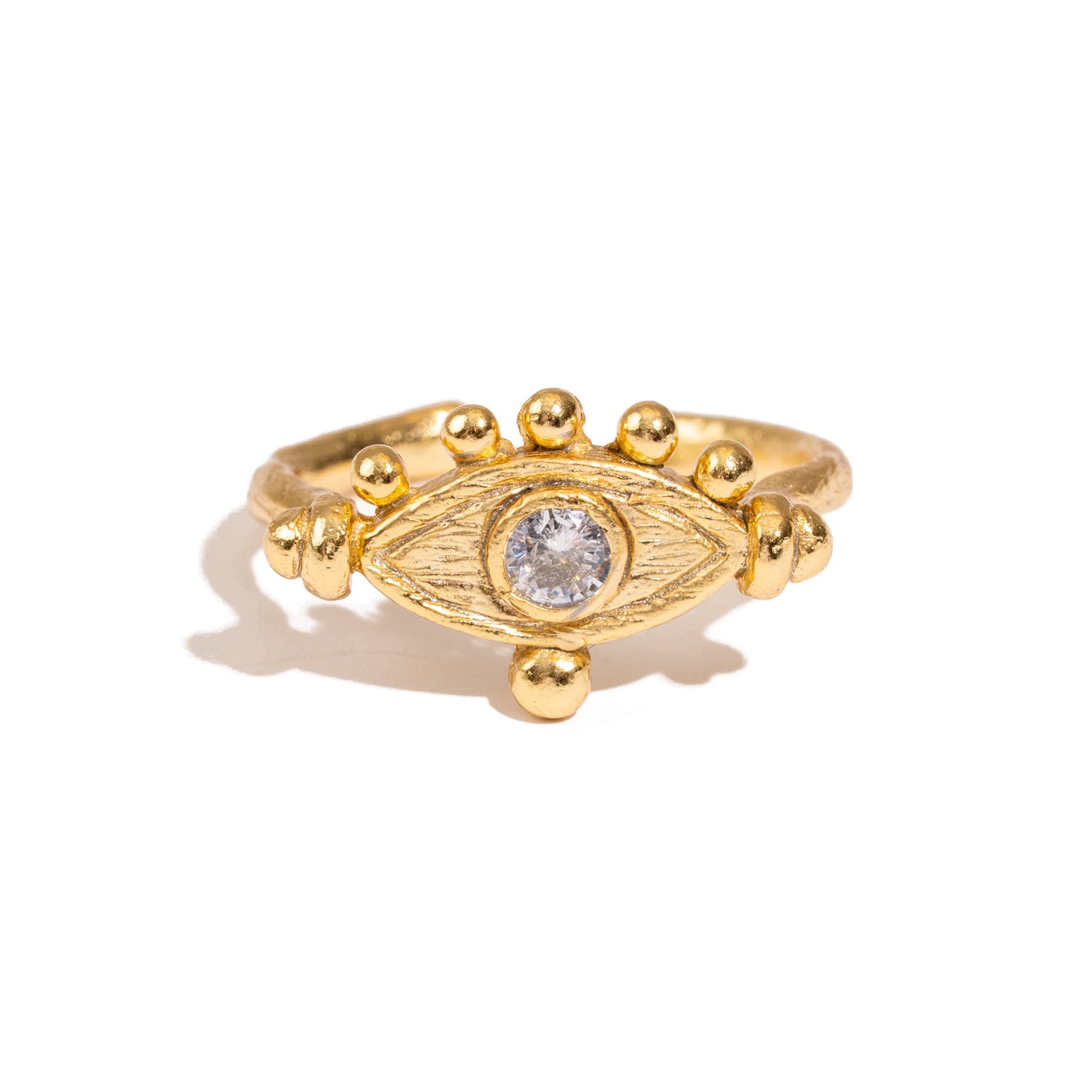 Eternal Eye Gold Adjustable Ring