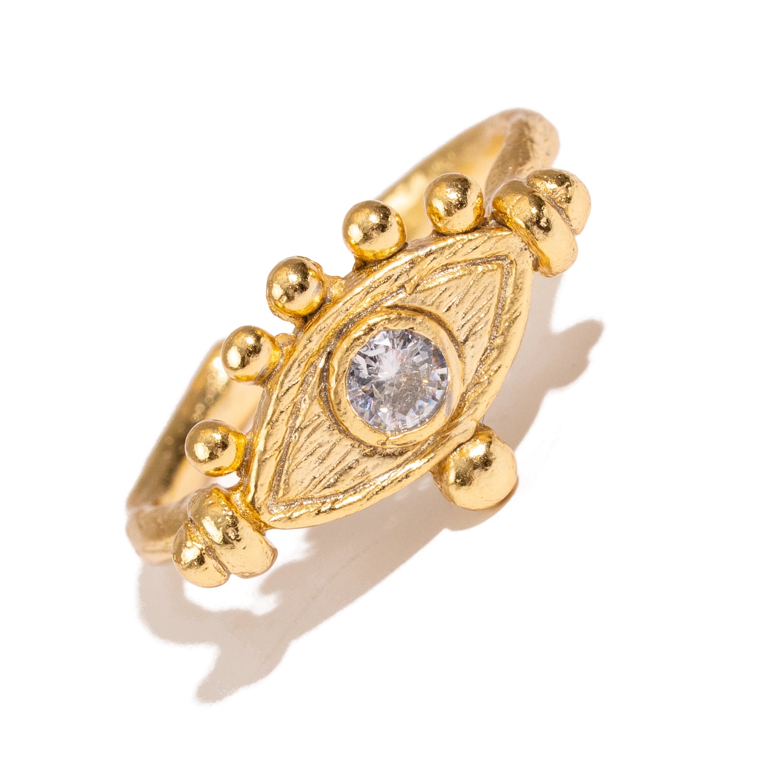 Eternal Eye Gold Adjustable Ring
