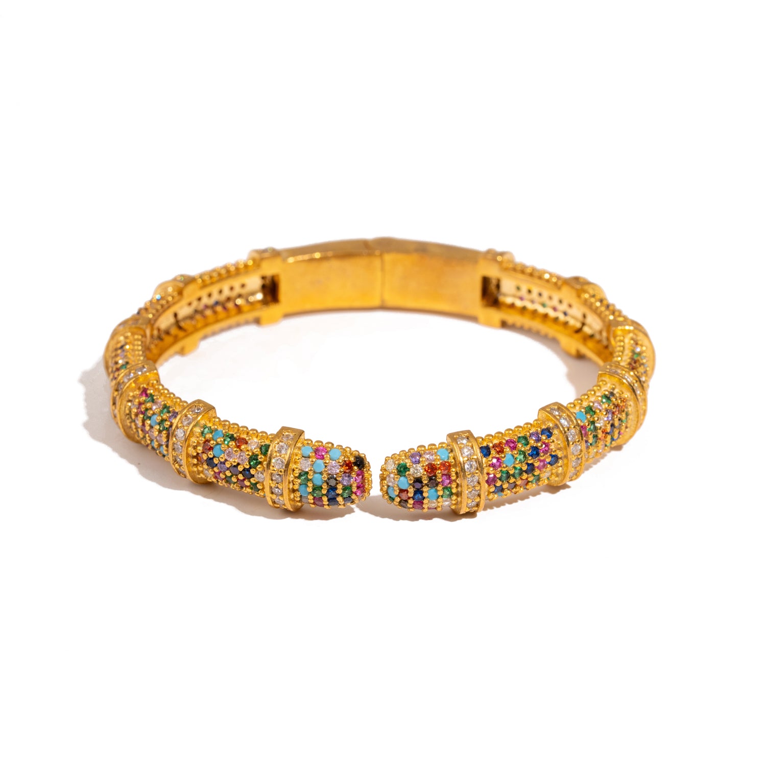 Eternal Lights Gemstone Cuff Bracelet
