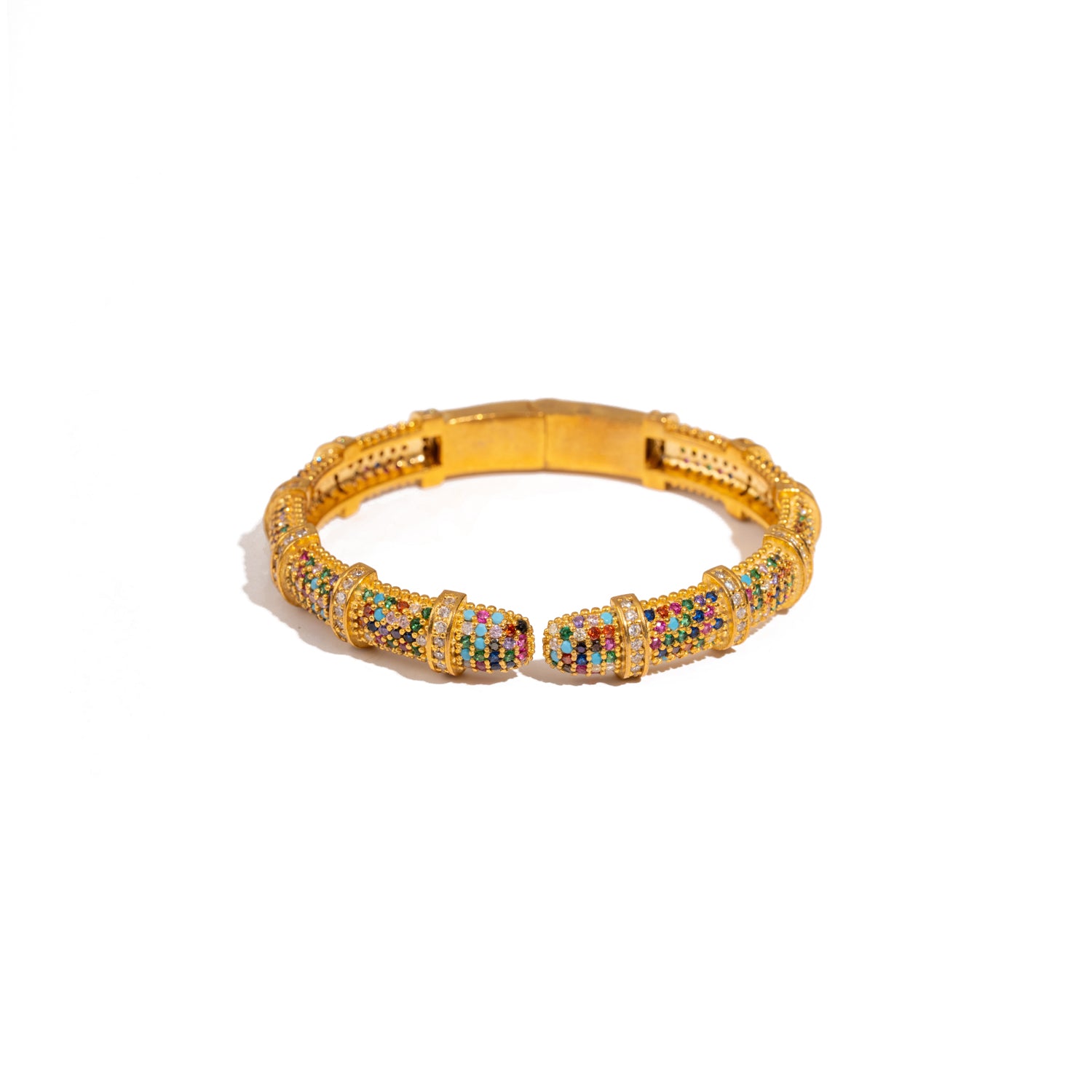 Eternal Lights Gemstone Cuff Bracelet