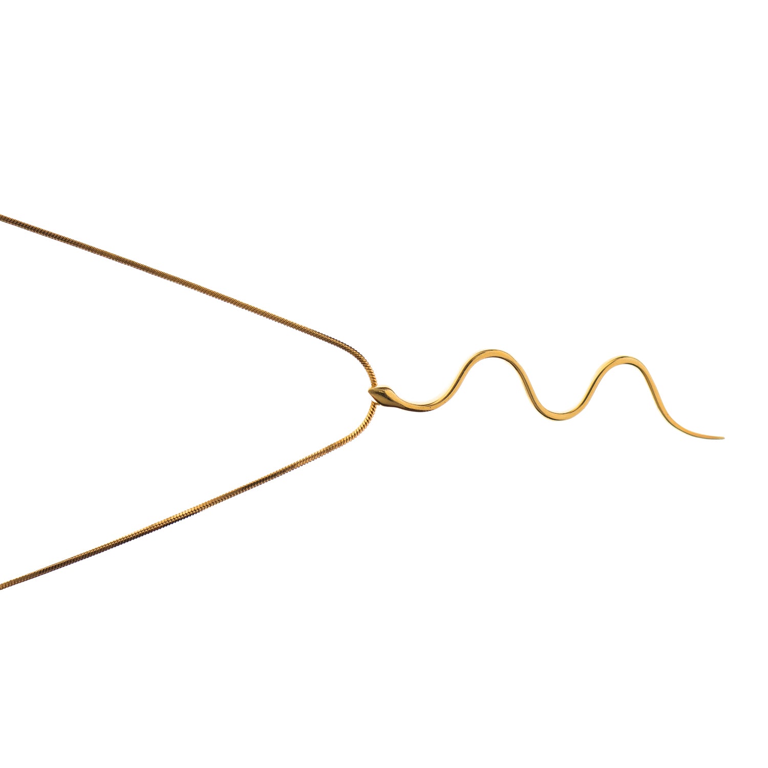 Eternal Serpent Gold Necklace
