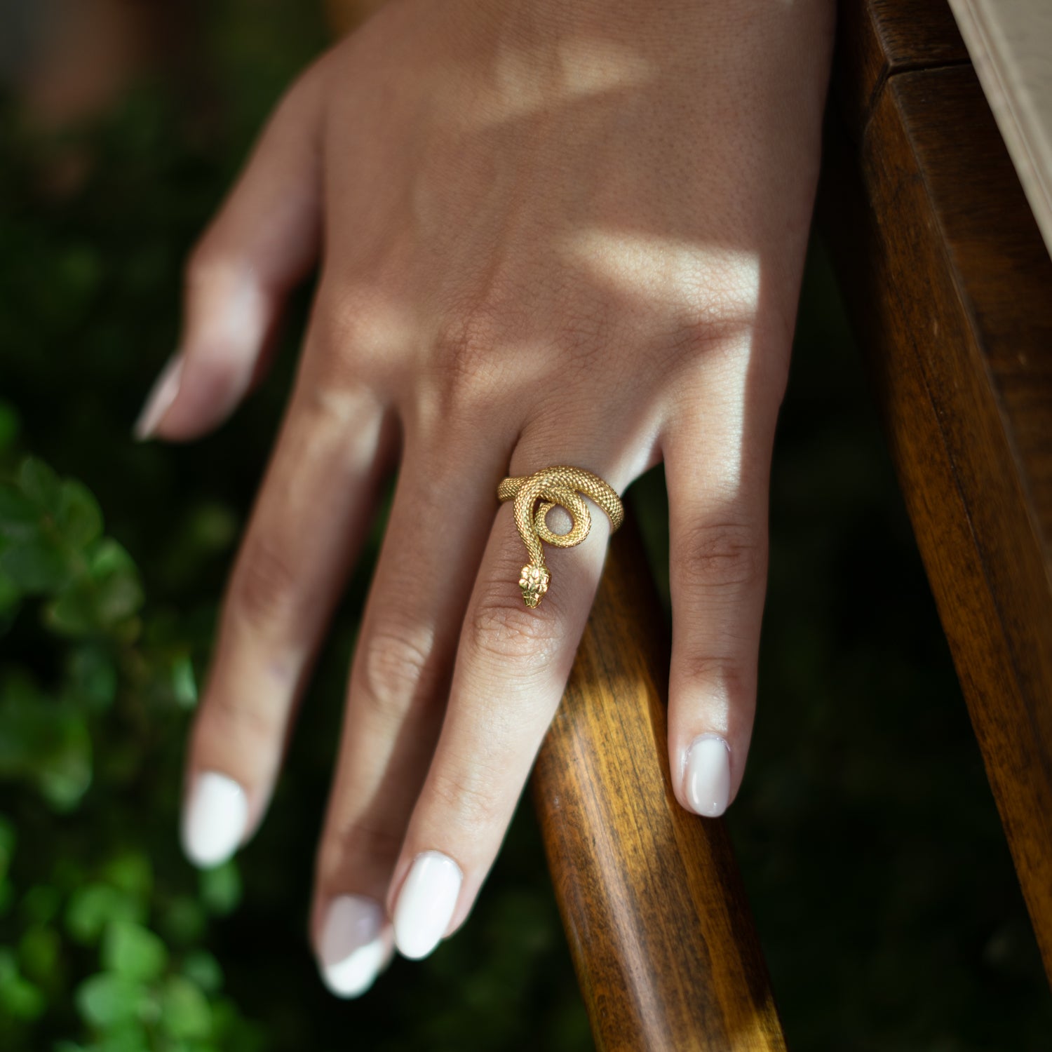 Eternal Serpent Gold Wrap Ring