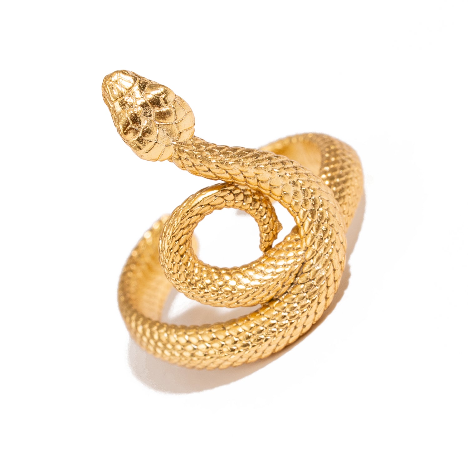 Eternal Serpent Gold Wrap Ring