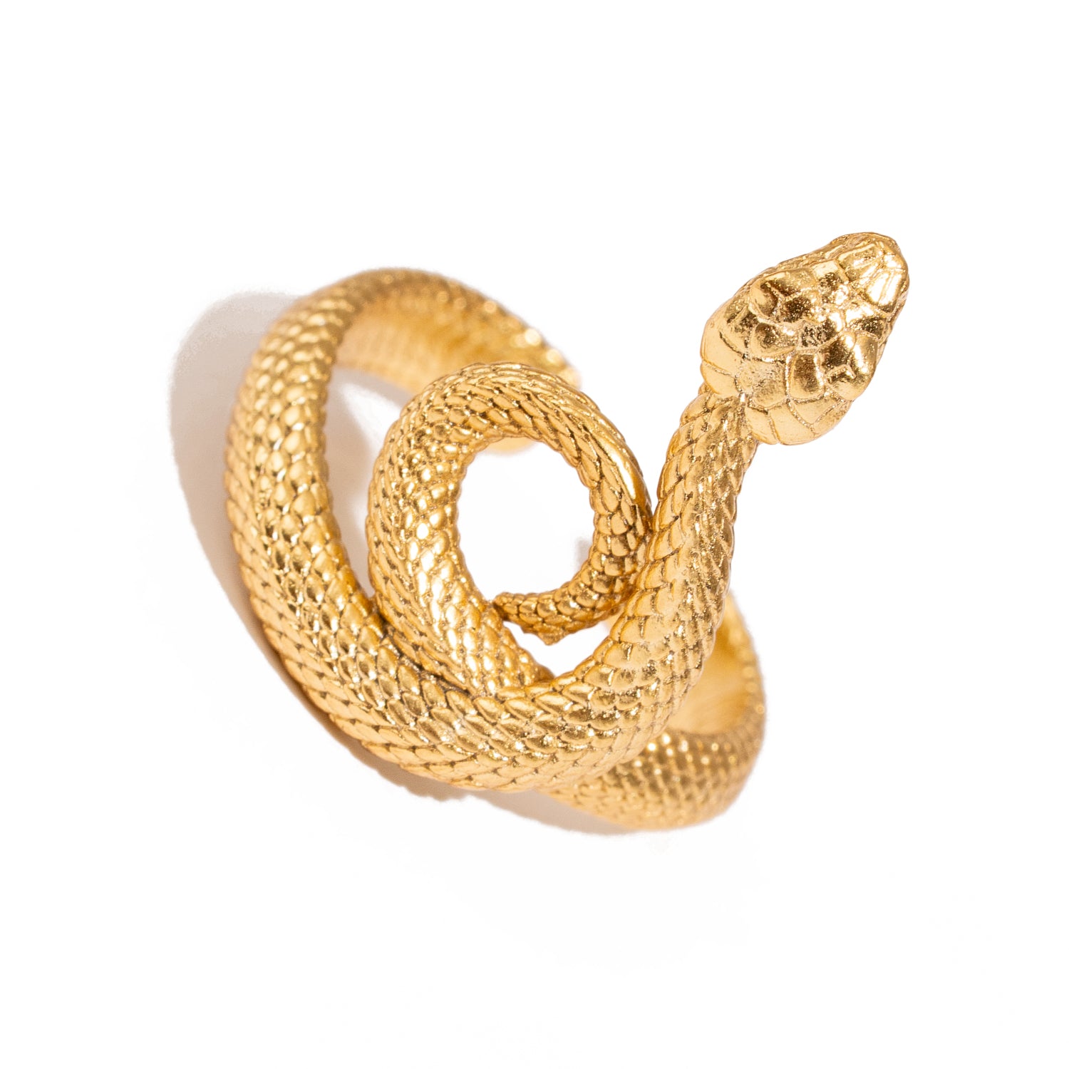 Eternal Serpent Gold Wrap Ring