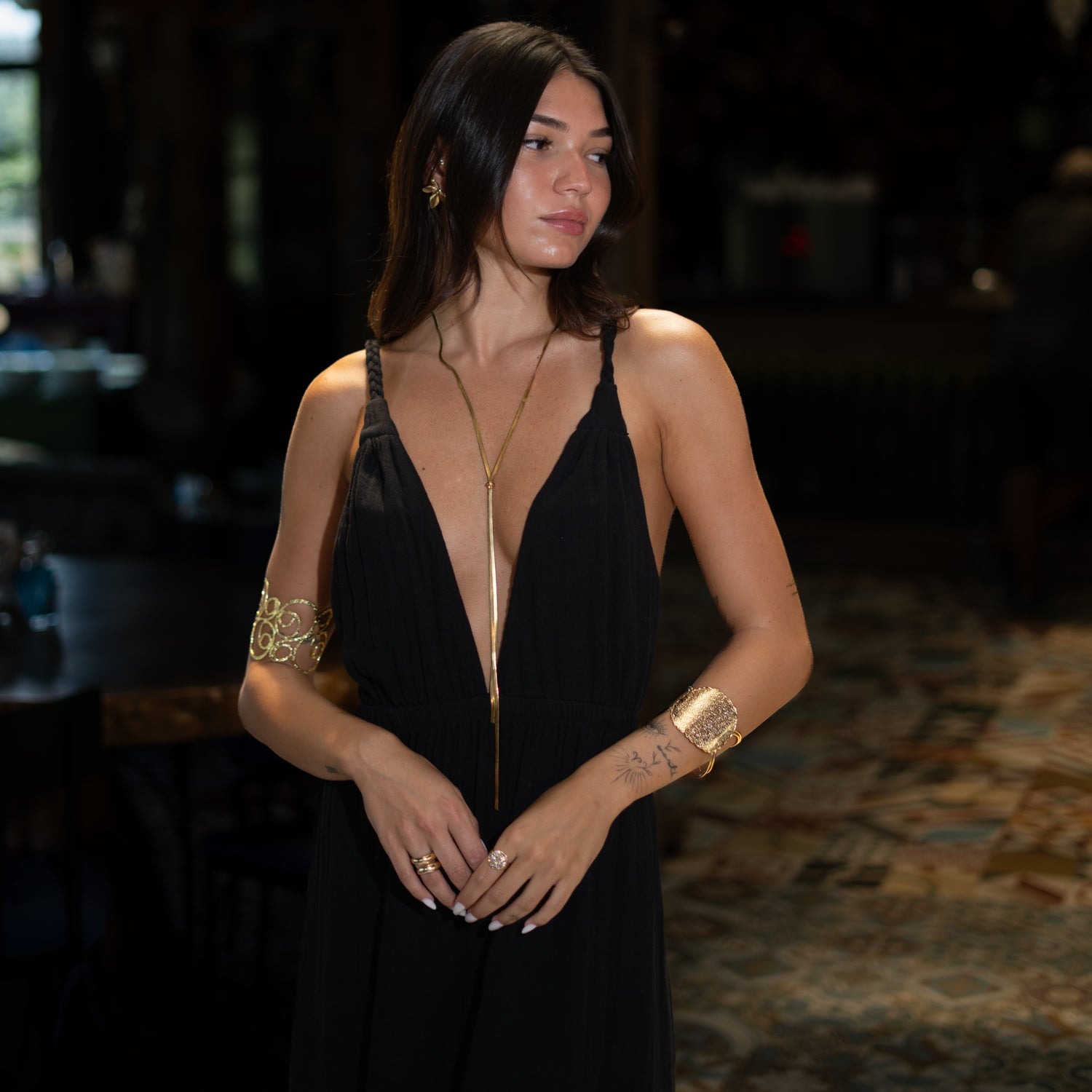 Golden Glide Adjustable Necklace