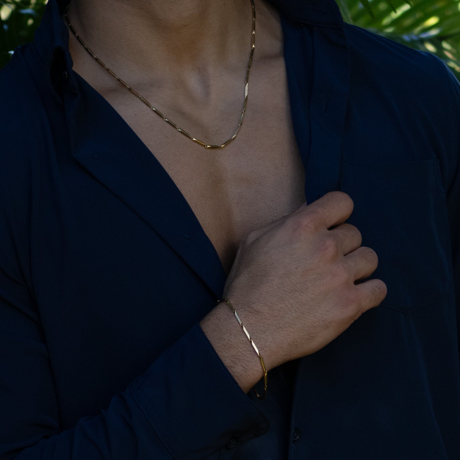 Golden Strength Men’s Chain Bracelet