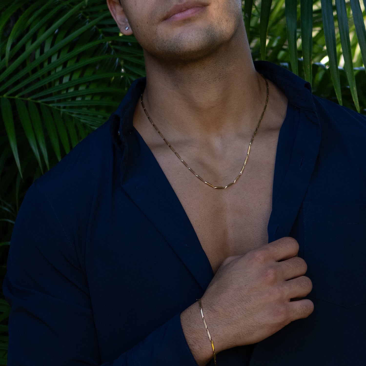 Golden Strength Men’s Chain Bracelet