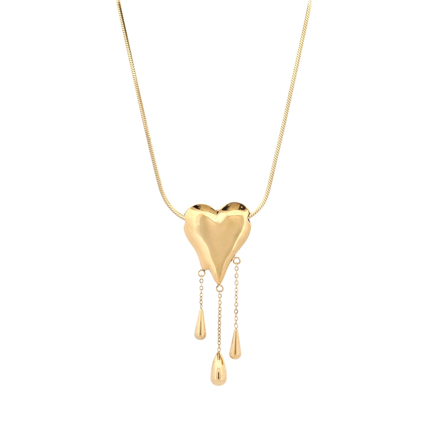 Golden Tears of Love Necklace