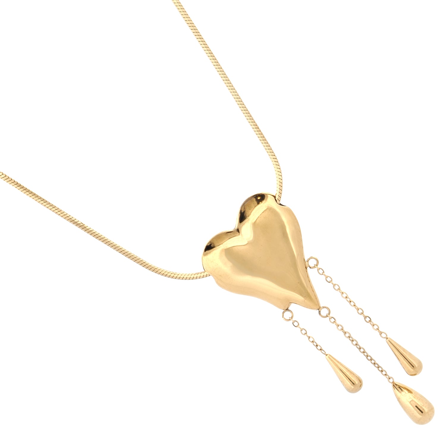 Golden Tears of Love Necklace
