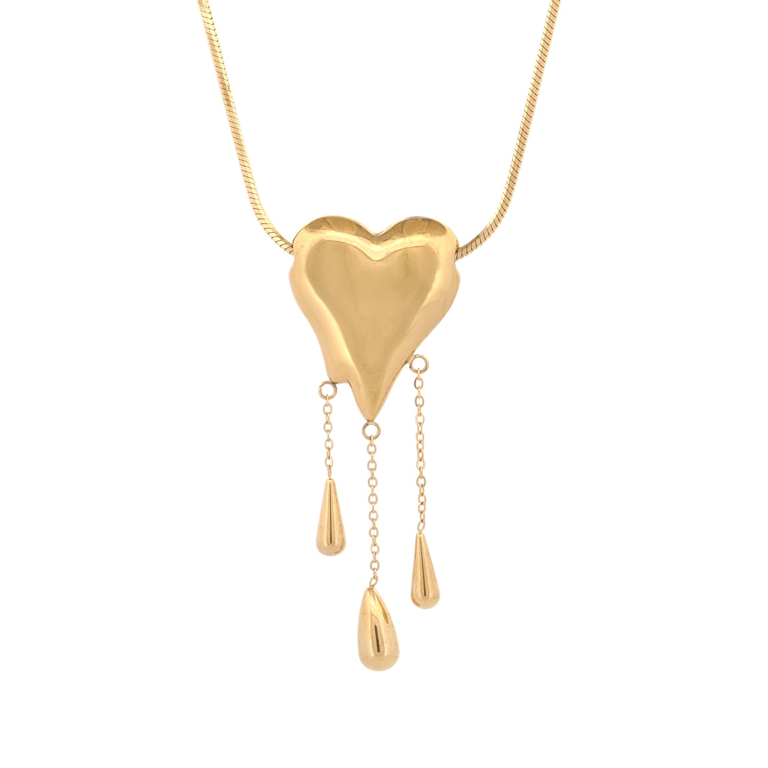 Golden Tears of Love Necklace