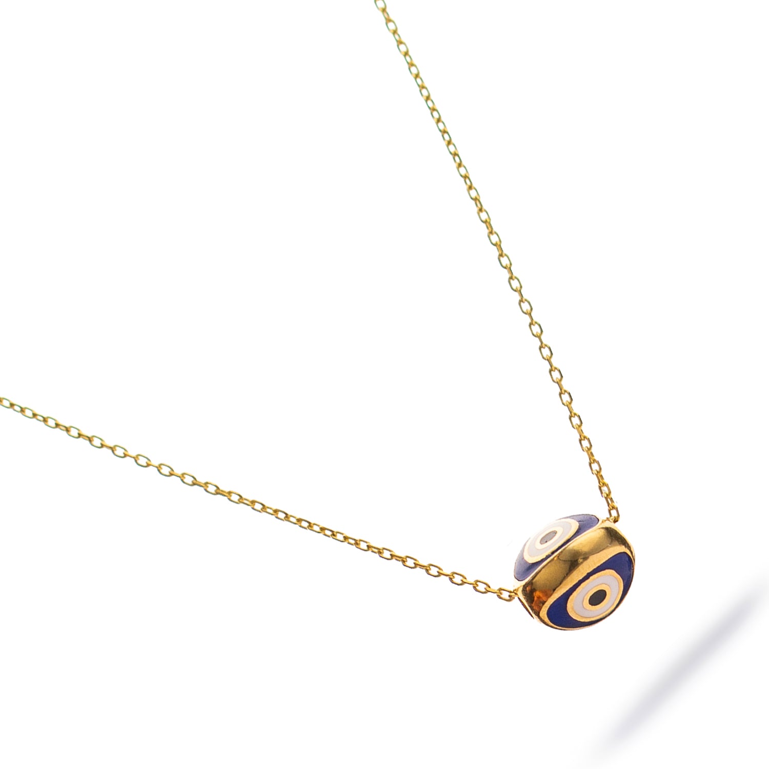 Guardian Blue Evil Eye Minimalist Gold Necklace