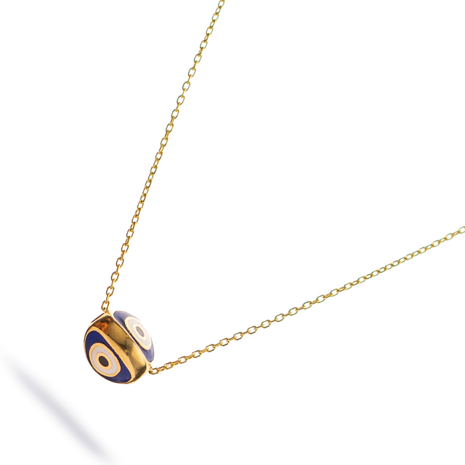 Guardian Blue Evil Eye Minimalist Gold Necklace