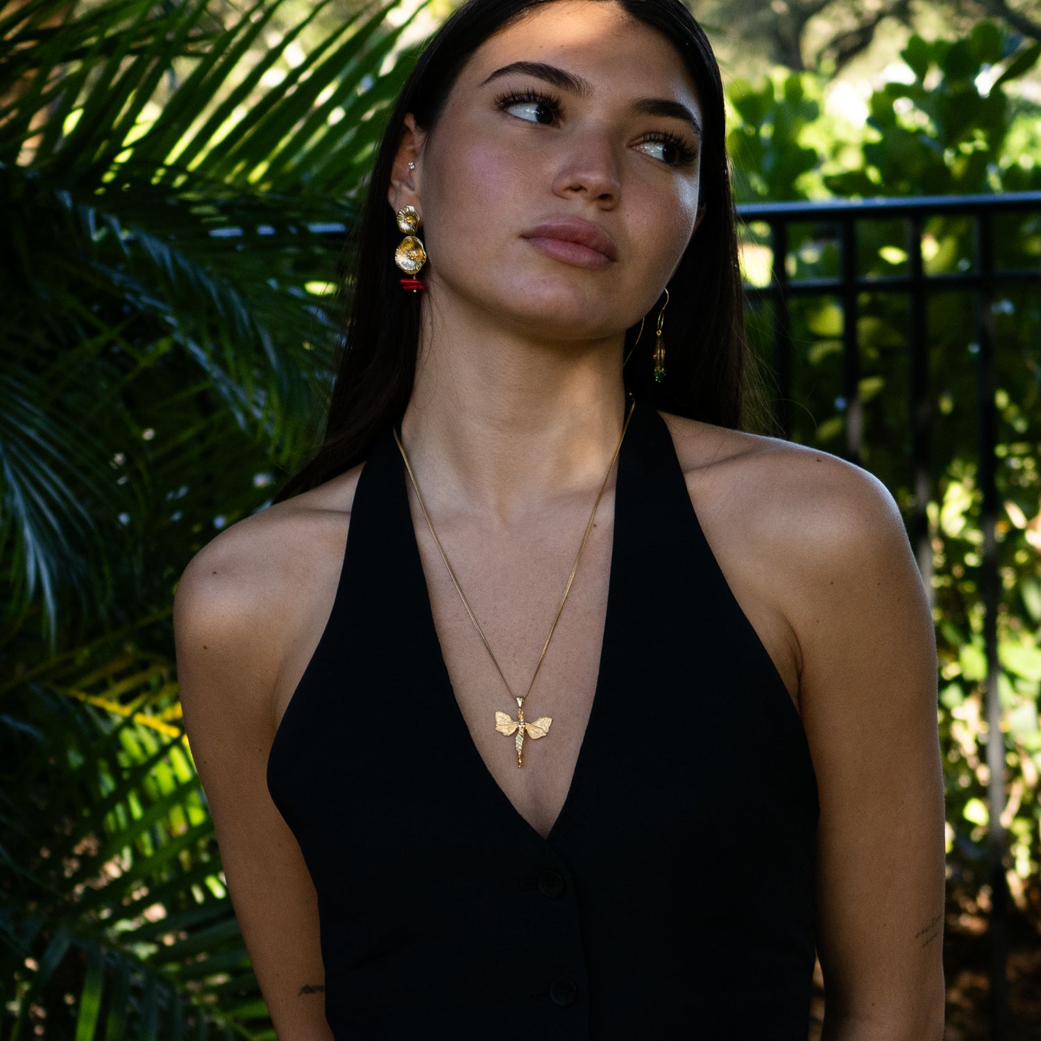 Heavenly Guardian Gold Vermeil Necklace